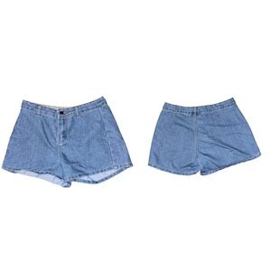 Classic Blue Denim Women's Shorts